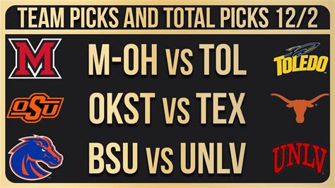 NCAAF Picks Today .